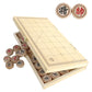 Luoyer 14 Inch Wooden Foldable Chinese Chess Xiangqi Travel Game Set With Wooden Chess Pieces Traditional Tabletop Strategy And Skill Game For Teens Adults