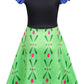 Sukyfecde Girls Princess Dresses Toddler Kids Costume Birthday Party Dress Halloween Cosplay Outfits Size 7-8 Light Green