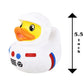 Big Rubber Duck Squeaking Toy with Sound Assortment Duckies for Kids, Bath Birthday Gifts Baby Showers Summer Beach and Pool Act