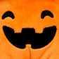 Halloween 9 Inch Plush Rattle With Embroidered Jack-O-Lantern For Baby, (Orange Pumpkin, Bear)