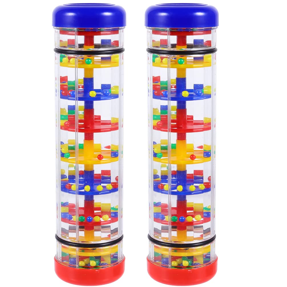 Excluzo 2Pcs Rain Sound Simulation Instrument ChildrenS Music Enlightenment Early Education Rainstick