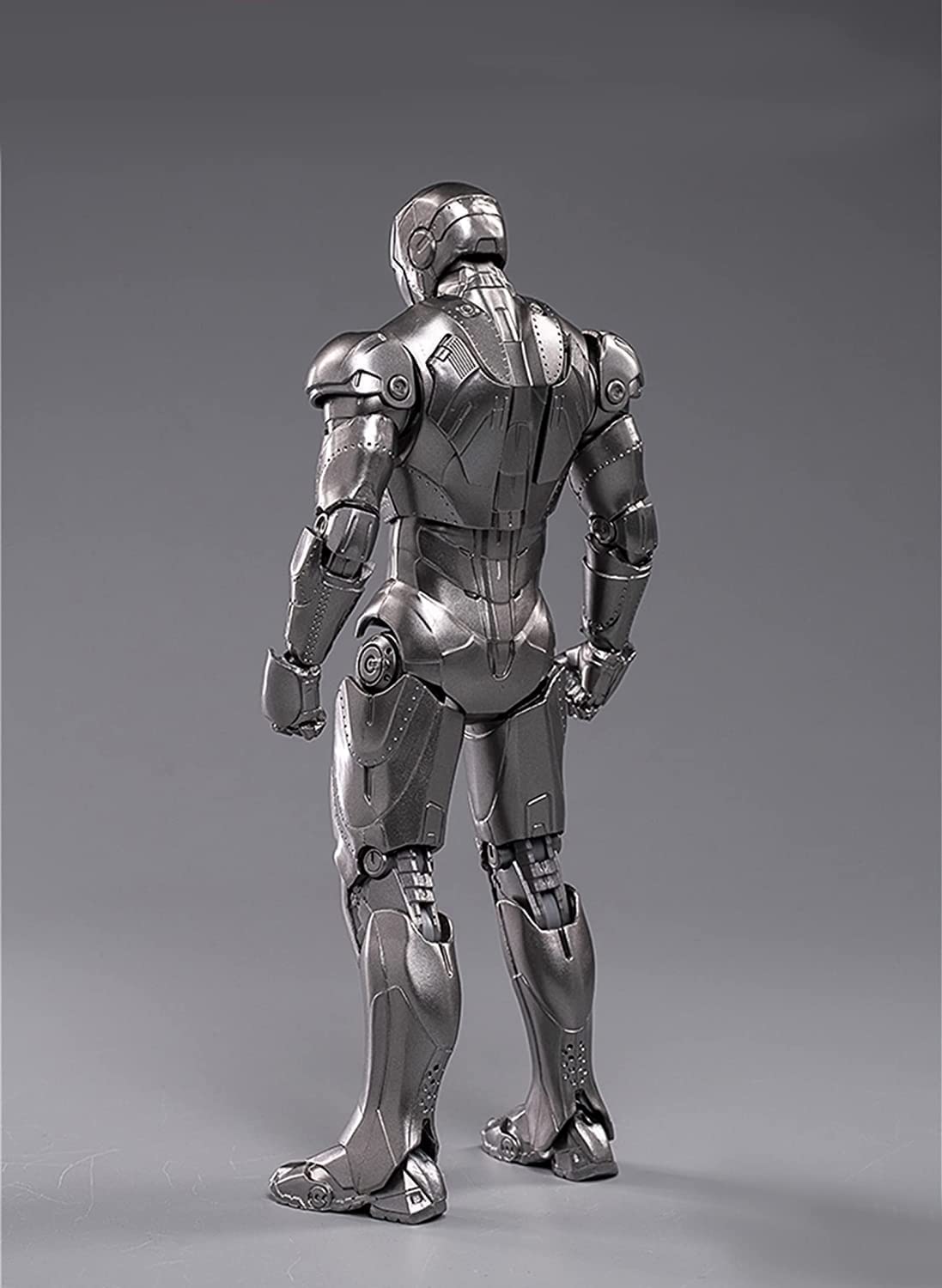 Uxouyic Ir?nman Movie Series - Collectible Ir?nman Action Figure Metal Painting 20 Joints Movable Model Toys (7 Inches) (Mark 2)
