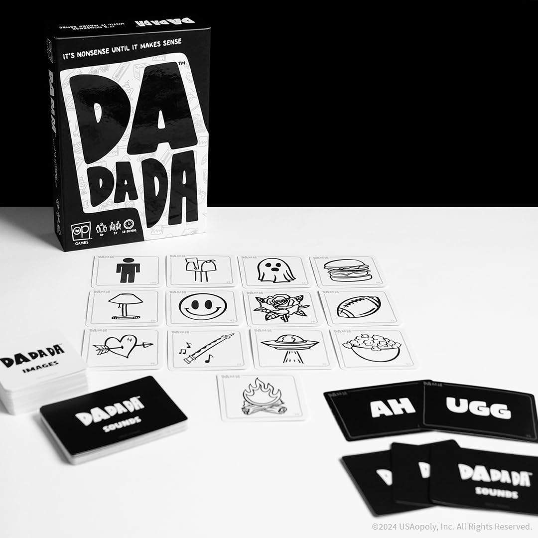 Dadada - The Nonsensical Party Game That Makes Sense, Turns Gibberish Into Hilarity, Create Your Own New Hilarious Language, Word And Image Association Game, 2+ Players, Ages 8 & Up, 15-30 Minutes