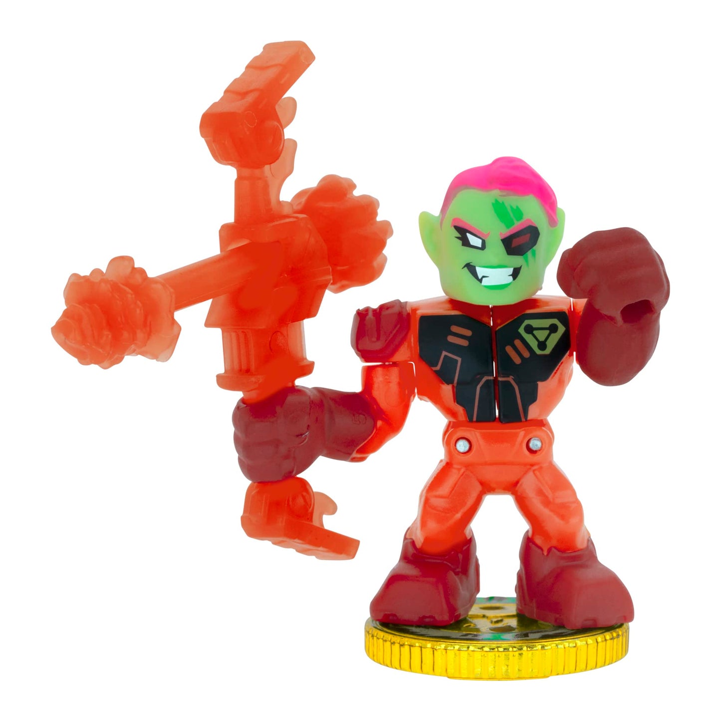 Legends of Akedo Power Storm - Official Rules Starter Pack - Legendary Punch Attack - 3 Mini Battling Warriors with Training Practice Piece and limited availability Joystick Controller