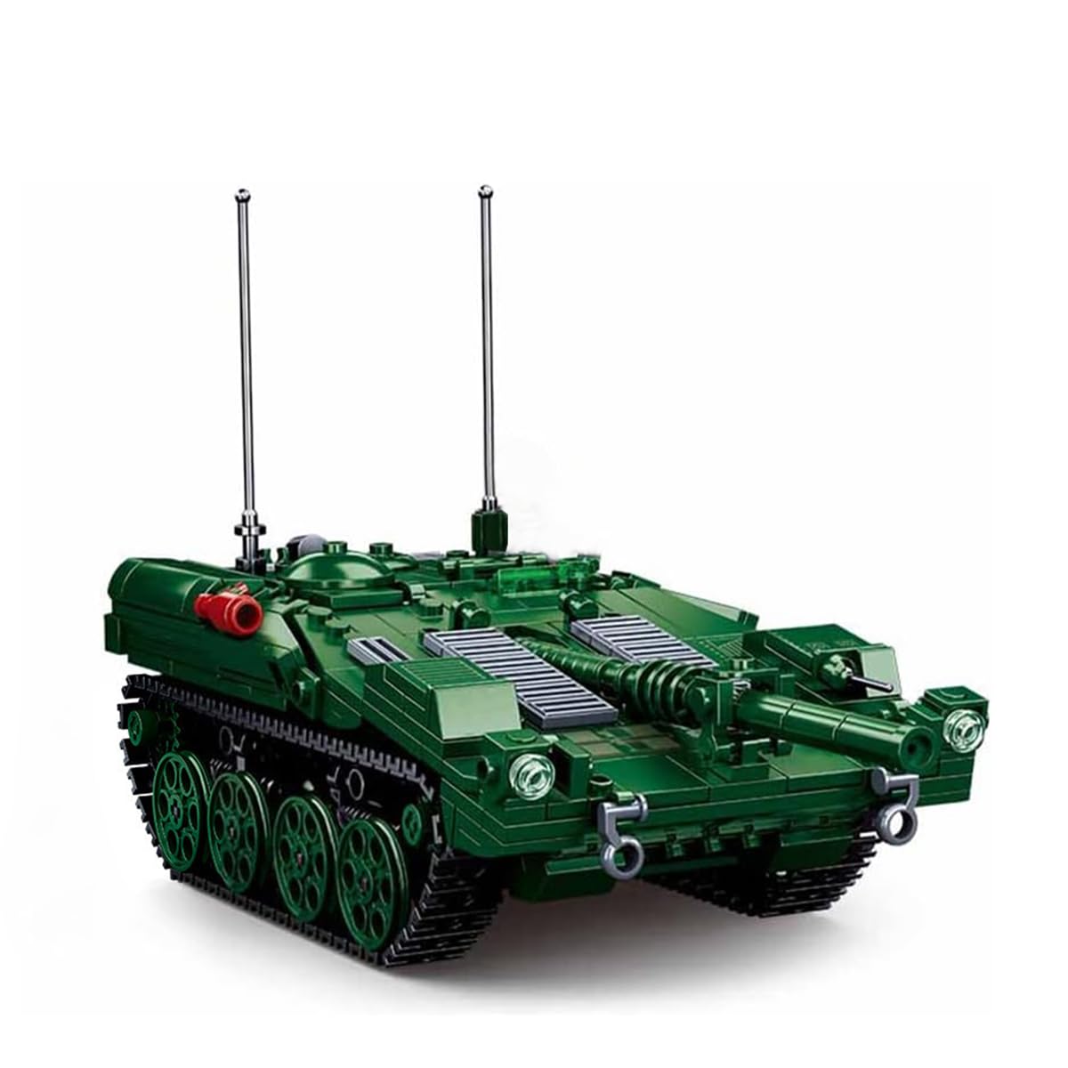 DAHONPA Stridsvagn 103 Tank Army Building Block(692 PCS)  Military Historical Collection Model with 2 Soldier Figures Toys Gifts for Kid and mature-themed.