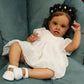 KsiTig Reborn Baby Dolls Black Silicone Girls 24inch Lifelike Babie Toddler