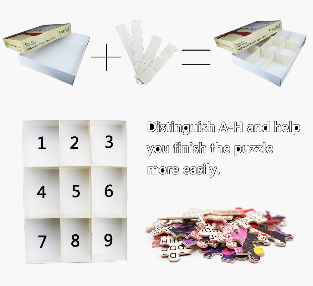 Funnybox Peony Flower-Celestial Beauty, The King Of Flowers-Painting Wooden Jigsaw Puzzles For Teens And Family (1000 Piece)