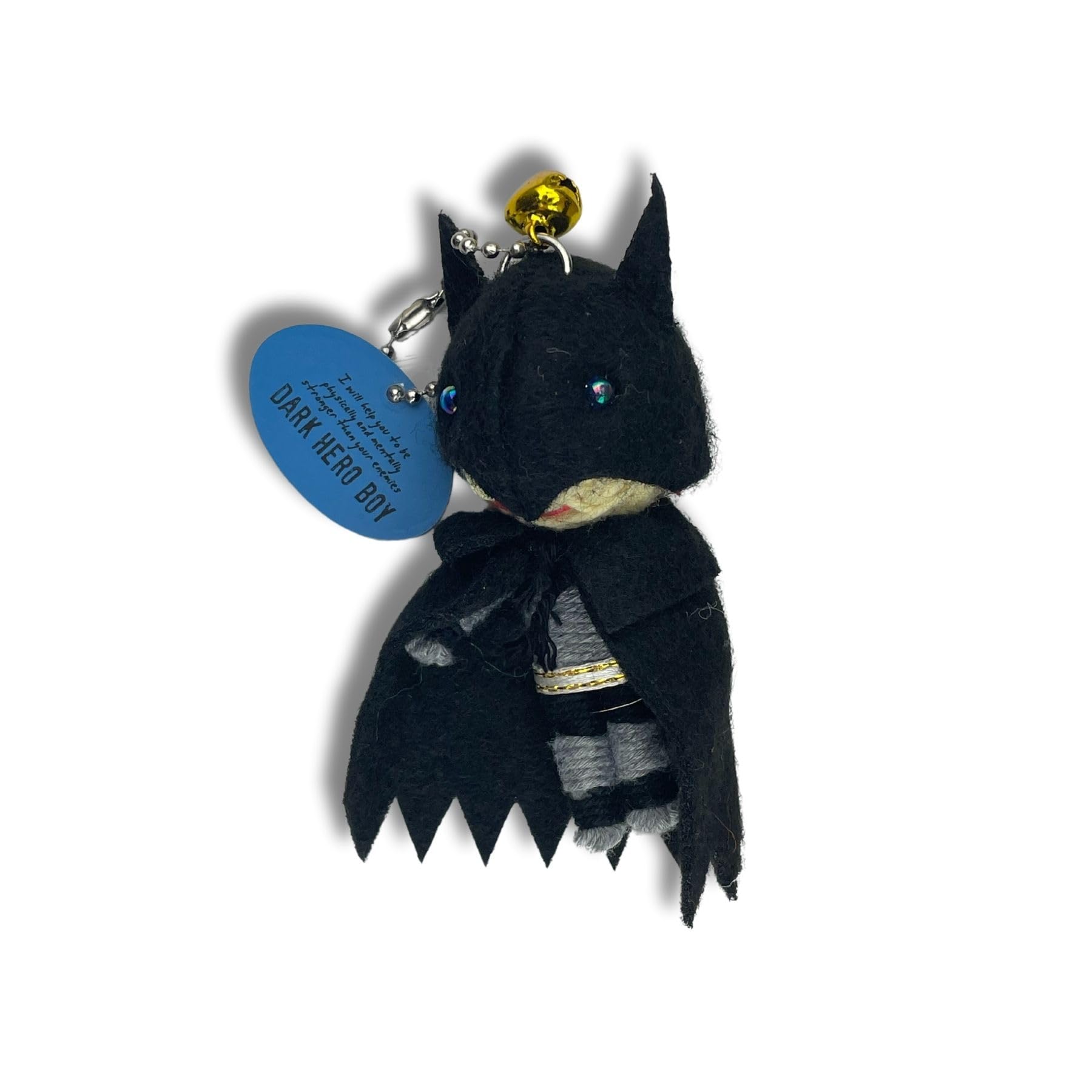 Watchover Voodoo 3-Inch Dark Hero Boy Keychain - Handcrafted Gift To Bring Good Luck And Positivity Everywhere You Go