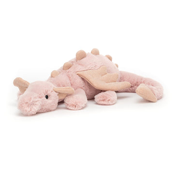 Jellycat Rose Dragon Stuffed Animal, Huge 26 Inches - Mythical Plush Toy - Classic Children'S Gift