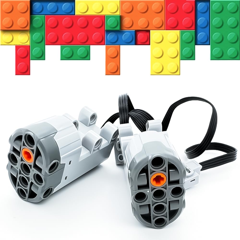 Technic Power-Functions Servo-Motor 88004 (2 Pcs) Compatible With Lego-Motor Moc Technic-Parts