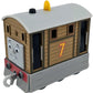 Thomas & Friends Toby Metal Diecast, All Engines Go, Fisher-Price Push-Along Toy Train For Preschool Kids Ages 3+, Htn28