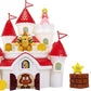 JAKKS Pacific Super Mario Deluxe Mushroom Kingdom Castle Playset with 5 Figures, 2.5" Size, Plastic, Model 70843-1-SOC