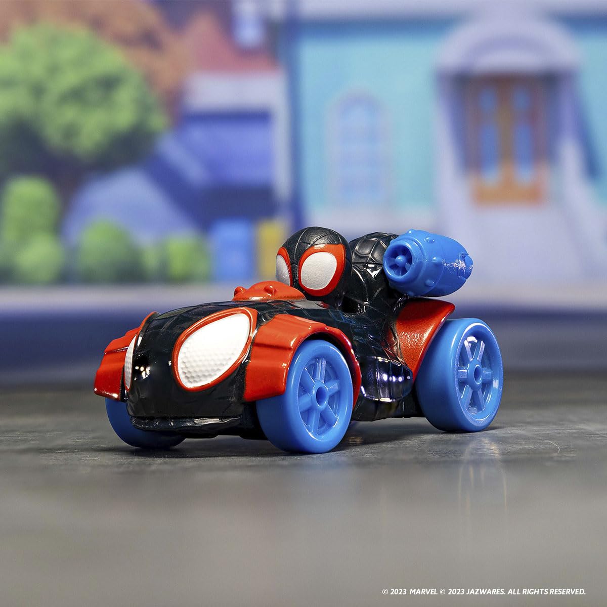 Spidey And His Amazing Friends Amazing Metals Race Car 1:64 Scale (Miles Morales: Spider-Man)