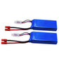Blomiky 2 Pack 7.4V 2000Mah Lipo Battery Banana Connecdtor Plug And Charger Cable Replacement For Drc-446 And S Yma X8C X8W Quad