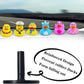 Duck Plug - 12Pcs Plastic Duck Holder Car, Rubber Duck Plug Ducks Display Fixed Mount Duck Holder, Self-Adhesive Duck Holder For