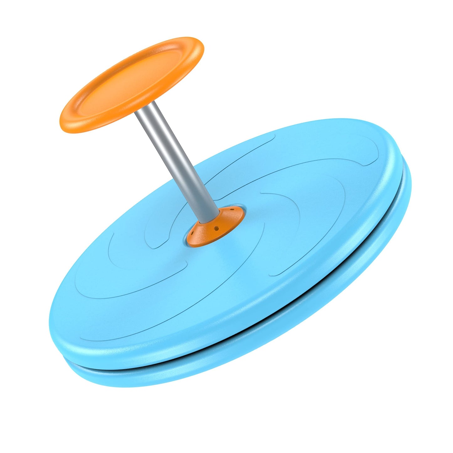 Spinner-X Seated Spinner Sensory Toy, Sit Spinner Sit And Spin Bigger Size And Durable Material For Kids- Ages 3 And Up (Blue) B
