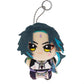 Kooliya Small Size Genshin Impact Figure Plush Doll - Xiao (4 Inch), Keychain Anime Figure Soft Stuffed Gift For Game Fans (Xiao