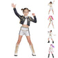CXFEDHO Demon Costume Cute Hunter Cosplay for Girls - 2025 Pop Singer Party Performance Halloween Outfits Birthday Gift (15#blac