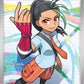 Pokemon - Nemona - Paldean Fates - 229/091 - Full Art - Single Card - Holofoil