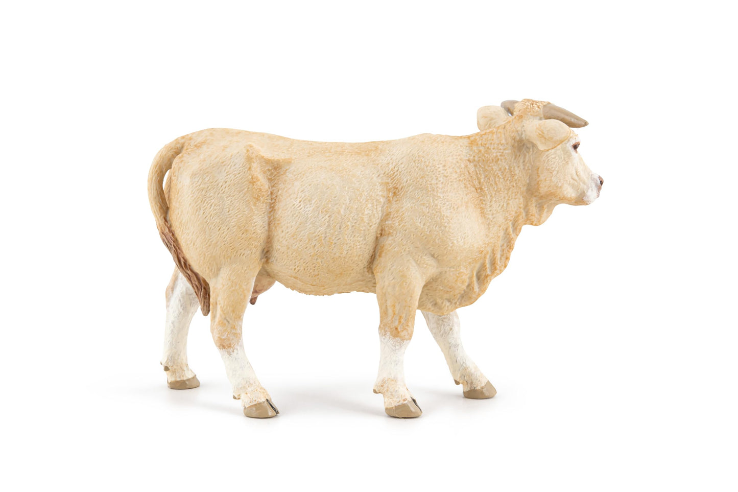 Papo - Hand-Painted - Figurine - Blonde D'Aquitaine - 51185 - Farm - Animals - Collectible - For Children - Suitable For Boys And Girls- From 3 Years Old