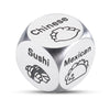 Stocking Stuffers Christmas Date Night Gifts For Couple Food Decider Dice Gifts For Wife Husband Boyfriend Girlfriend, Funny Bir