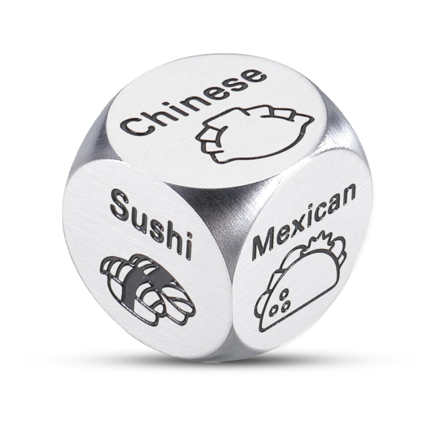 Stocking Stuffers Christmas Date Night Gifts For Couple Food Decider Dice Gifts For Wife Husband Boyfriend Girlfriend, Funny Bir