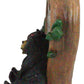 Ebros Black Bear Couple Under Heart Shaped Willow Tree Figurine Love Without Measure 6.75' Tall Forest Animal Love Tale For Anniversary Or Valentine'S Day Decor Statue