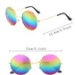 Inrajoper Boys 4 Pcs Hippie Costume Accessories Set 60S 70S Colorful Kids Fun Tie Dye T-Shirt For Theme Party 4-5 Years Multicol