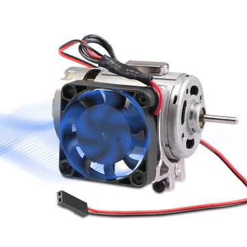 ACEKEEPS Aluminum Heatsink Fan for 1/10 Traxxas E-Revo UDR 1/8 Typhon Work with 42mm Diameter Brushless Motors