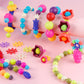 NEXBOX Girls Crafts Jewelry Making Kit - Pop Beads Toys Set, Small, Pink, Model 6148 for Kids Age 3-6, Ideal Birthday Gift