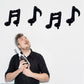 10 Pcs Music Note Black Balloon Mylar Balloon 17 Inch Happy Birthday Balloon Banner Music Balloons Use For Birthday,Birthday Par