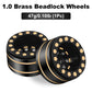 OGRC 1.0 RC Wheel and Tires Brass Negative Offset 7mm Wheels with New Compound 1.0 Tires for 1/18 TRX4M 1/24 SCX24 C10 JLU Deadb
