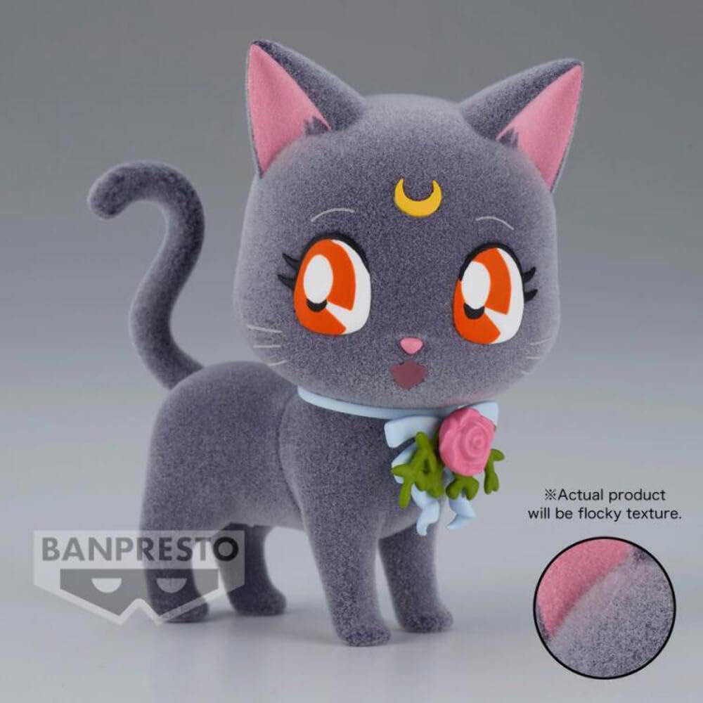 Banpresto - Pretty Guardian Sailor Moon - Fluffy Puffy - Dress Up Style Luna Figure