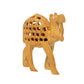 Rastogi Handicrafts Decorative Animal Statue Miniature Made From Single Block Of Wood - **Good Luck** Gifts For Men/Women