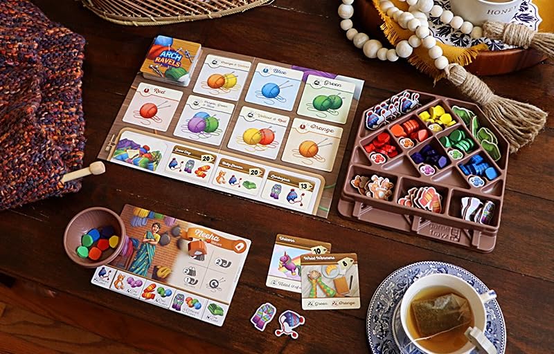 Asmodee XYZ Game Labs ArchRavels Family Board Game, 2-4 Players, Cardboard, Multicolour, Ages 8+, Model XYZ0005