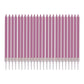 Wanna Party Pencil Thin Rose Pink Candles, Candles For Birthday Decoration, Cake Decoration Supplies For Wedding Birthday Events