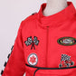 Lmyove Kids Race Car Driver Costume Boys Girls Racing Halloween Play Role Dress Up Racer Jumpsuit And Car Cap Toddler 3-9Y (Large, Red)