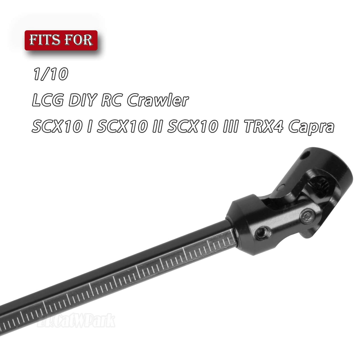 Brcatwpark Free To Cut Length Drive Shaft Axles Upgrades Part For 1/10 Lcg Diy Rc Crawler Scx10 I Scx10 Ii Scx10 Iii Trx4 Capra,