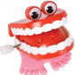 Happy Deals ~ Wind Up Chatter Teeth With Eyes | 12 Pack | 1.75 Inch Chattering Walking Toys