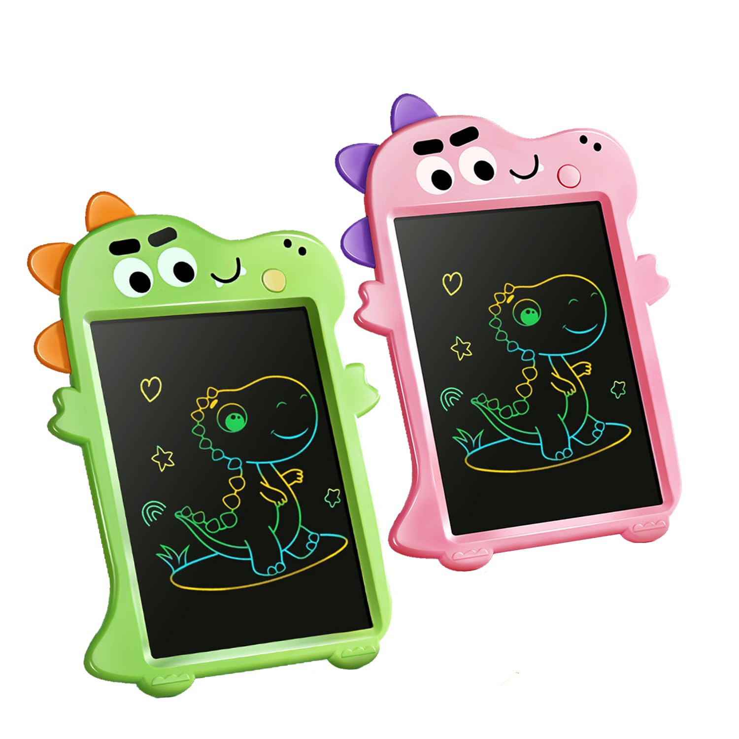 LCD Writing Tablet for Kids, 10in Colorful Doodle Board Drawing Tablet,Dinosaur Drawing Board Educational Learning Toy Birthday 