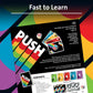 Ravensburger Push 2024 - Exhilarating Card Game for Family Fun - Suitable for 2-6 Players, Aged 8 and Up | Fast Paced | Easy to