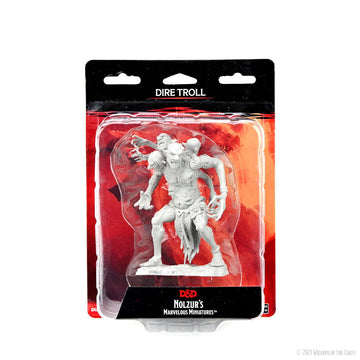 Wizkids/Neca D&D Nolzur'S Marvelous Mini Dire Troll (6 Units) Miniature Figure