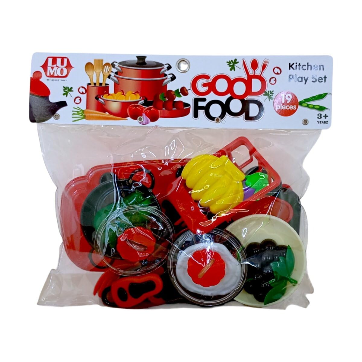 Good Food Kitchen Play Set 19 Pcs for Kids | 3+Years