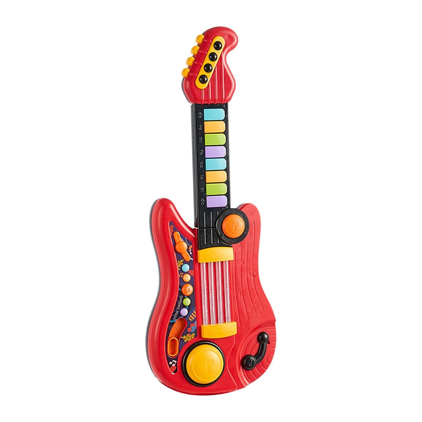 Enakshi Montessori Electric Guitar Learning Educational Toys For Holiday Gifts Red|Toys & Hobbies | Educational | Music & Art