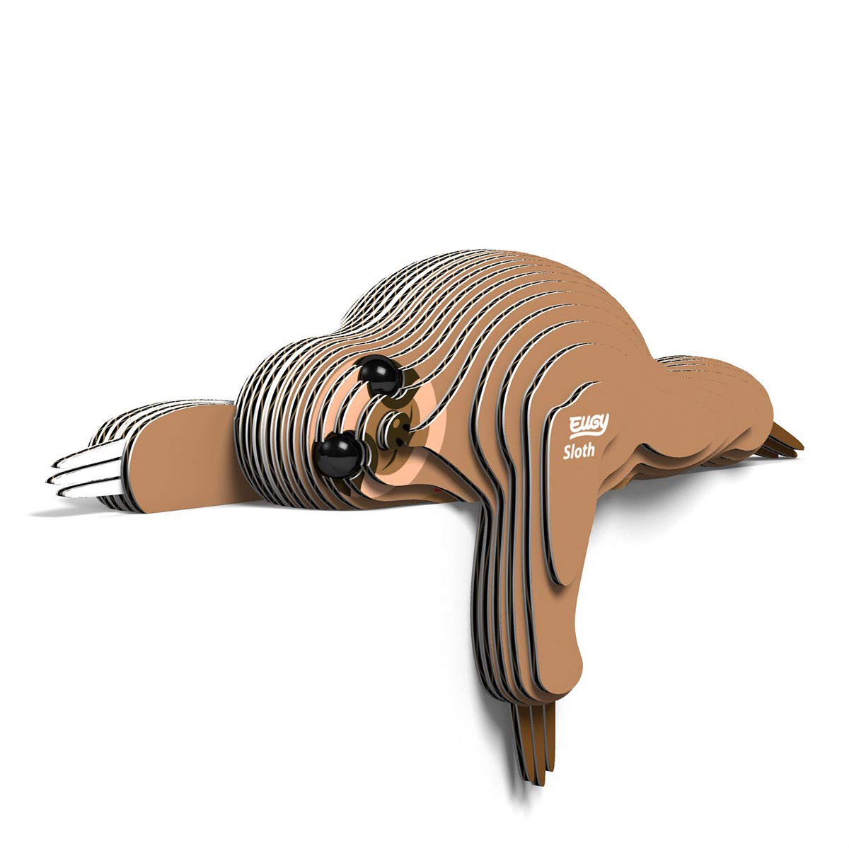 Eugy Sloth 3D Puzzle, 23 Piece Eco-Friendly Educational Toy Puzzles For Boys, Girls & Kids Ages 6+