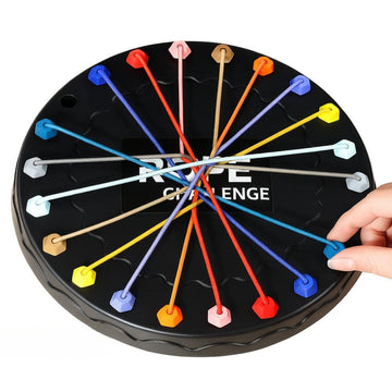 Satpurush Educational Rope Challenge Toys - Indoor Games For Kids 7-14 Years - Engaging Board Games For Family - Gift For Both B