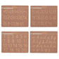 CRYA Gujarati Educational Tracing Wooden Board for Kids | Handwriting, Counting and Learning Montessori Slates | Reversible Set 