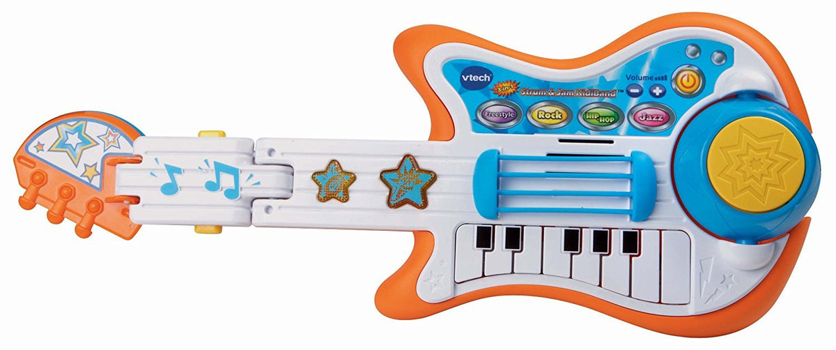 Vtech Strum And Jam Kidi Musical Guitar Band (Frustration Free Packaging) , White