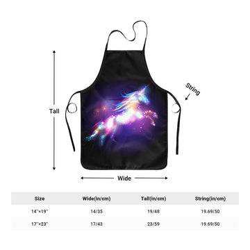Popologa Magic Animal Apron For Girls Boys Kids Cooking Painting Aprons Art Smock Supplies Toddler