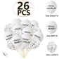 Jumdaqq Baby Shower Party Balloons Hello Baby Hello World Latex Confetti Balloons Ribbons For Newborn Baby Girl Boy Shower Welco